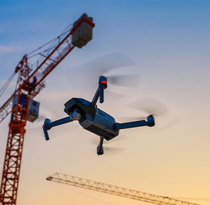 Drone technology can be used when sites are too dangerous for people to investigate.