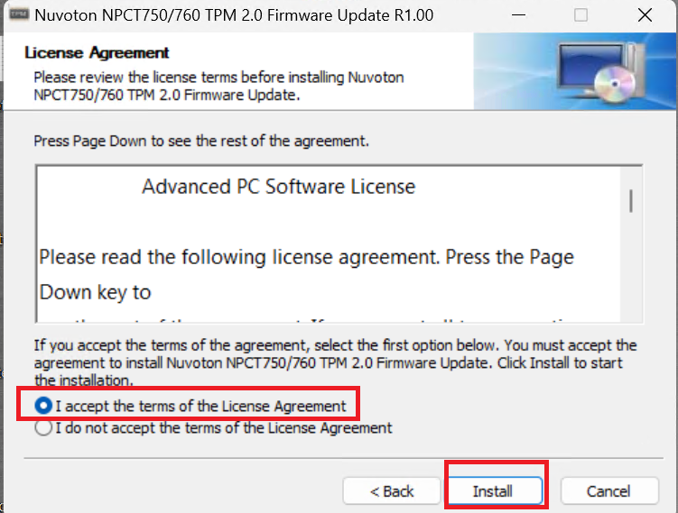 How to Update TPM Firmware