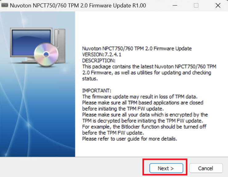 How to Update TPM Firmware
