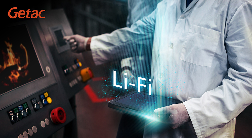 Getac became the world’s first manufacturer to bring integrated LiFi technology to the rugged computing market with its industry-leading UX10 fully rugged tablet powered by pureLiFi.