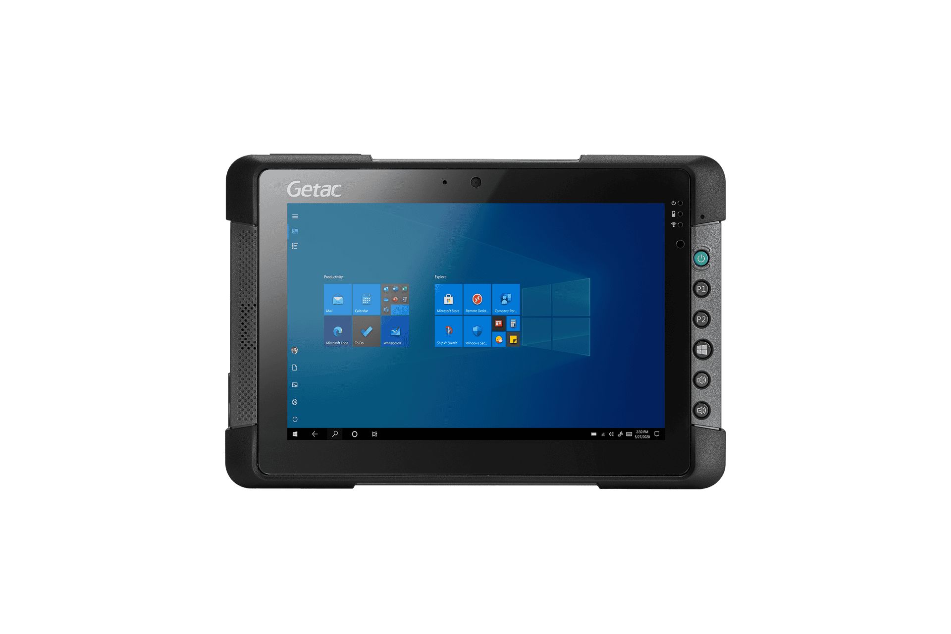 Getac T800 G2 Basic avec écran 8.1, interfaces USB, BlueTooth et WiFi