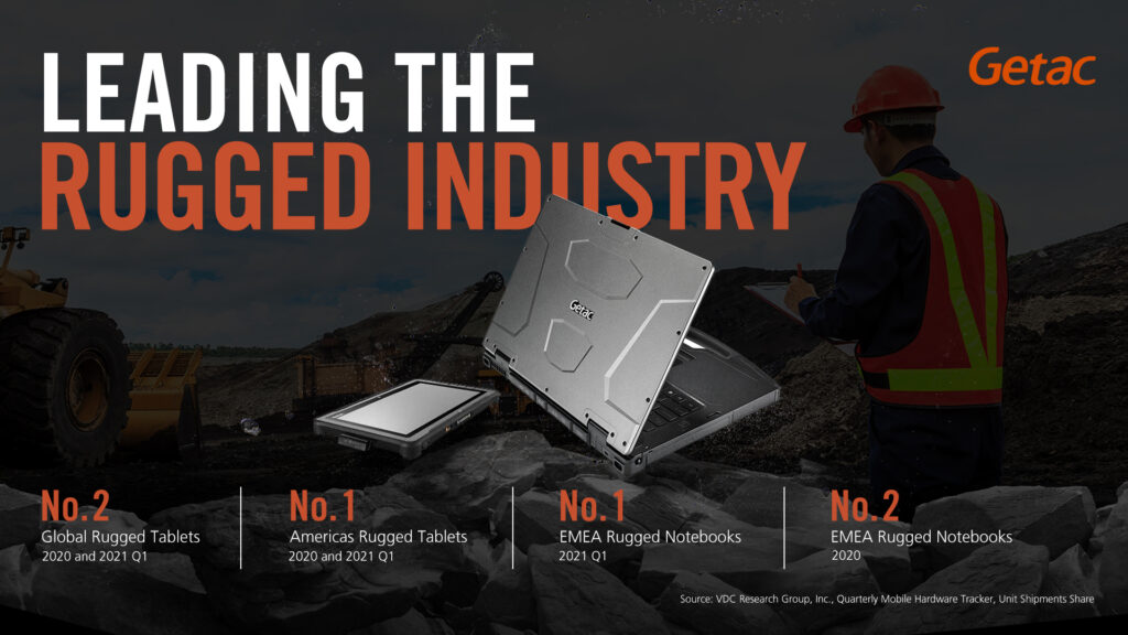 Getac Starts 2021 No. 1 in Americas & EMEA