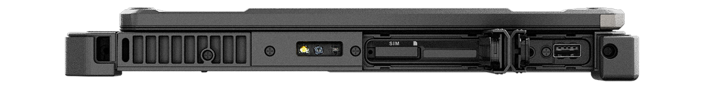 right side view of B360 ports