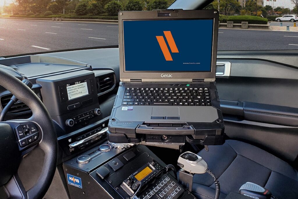 data security and rugged resources for policecar