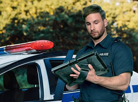 rugged extreme tablet and computers for police