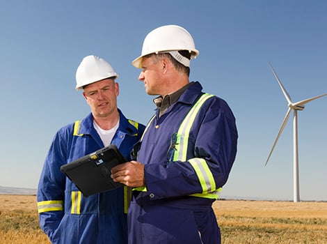 Ablesung und Installation intelligenter Zähler