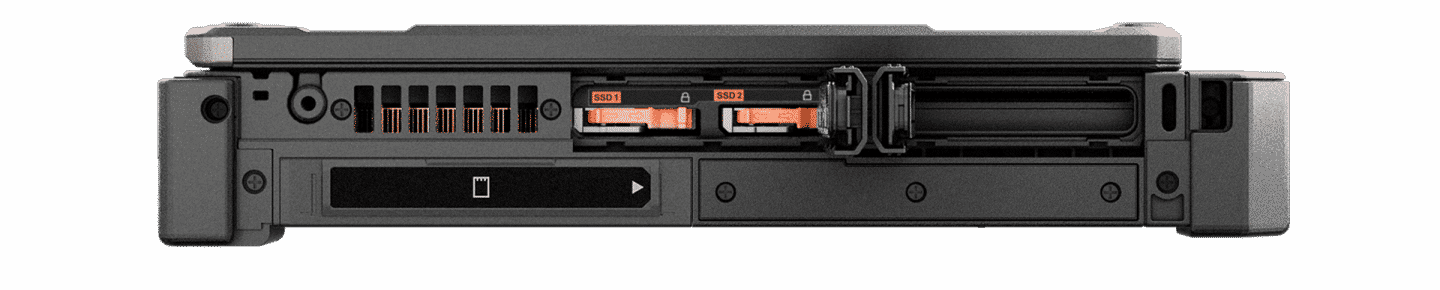left side view of B360 Pro ports