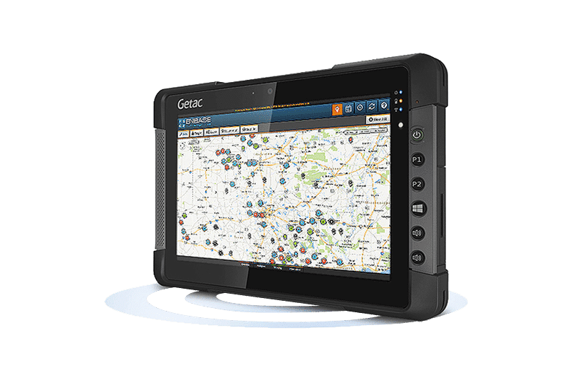 Getac T800 G2 Basic avec écran 8.1, interfaces USB, BlueTooth et WiFi