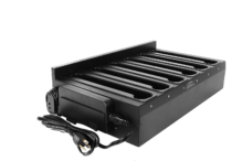 Chargeur de batterie étendu multi-baies avec adaptateur