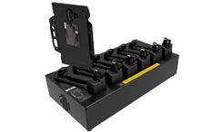 Dock carica batteria esteso multi-bay con adattatore