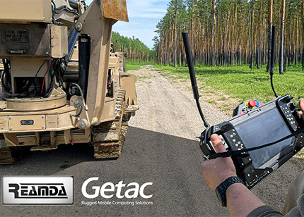 Reamda Builds Its Remote-controlled Robotic Solutions Around Getac’s Ux10 Fully Rugged Tablet